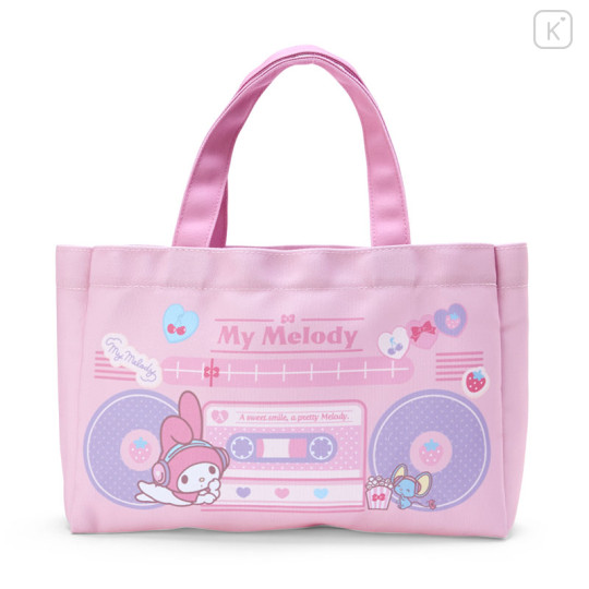 Japan Sanrio Original Boombox Style Tote Bag - My Melody / Retro Appliance Parody - 1
