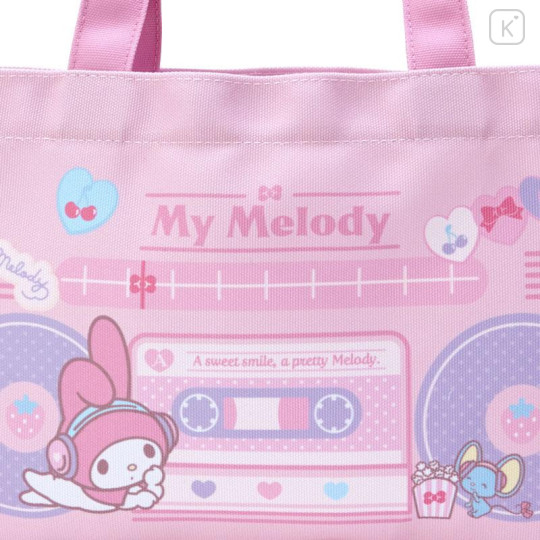 Japan Sanrio Original Boombox Style Tote Bag - My Melody / Retro Appliance Parody - 5