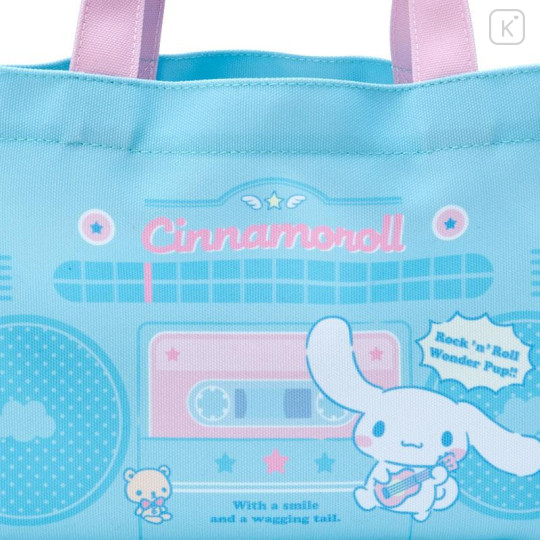 Japan Sanrio Original Boombox Style Tote Bag - Cinnamoroll / Retro Appliance Parody - 5