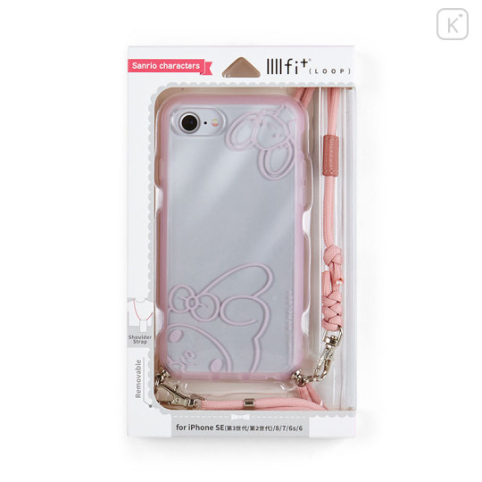 Japan Sanrio IIIIfit Loop iPhone Case - My Melody / iPhone SE3 SE2 8 7 6s 6 - 3