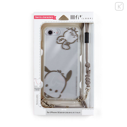 Japan Sanrio IIIIfit Loop iPhone Case - Pochacco / iPhone SE3 SE2 8 7 6s 6 - 3