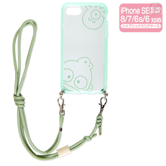 Japan Sanrio IIIIfit Loop iPhone Case - Hangyodon / iPhone SE3 SE2 8 7 6s 6 - 1
