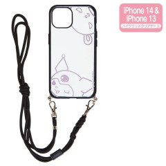 Japan Sanrio IIIIfi+ Loop iPhone Case - Kuromi / iPhone 14 & iPhone 13