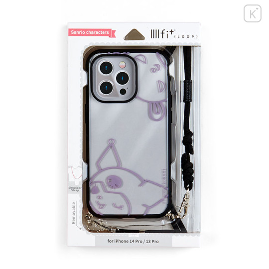 Japan Sanrio IIIIfit Loop iPhone Case - Kuromi / iPhone 14 Pro & iPhone 13 Pro - 3