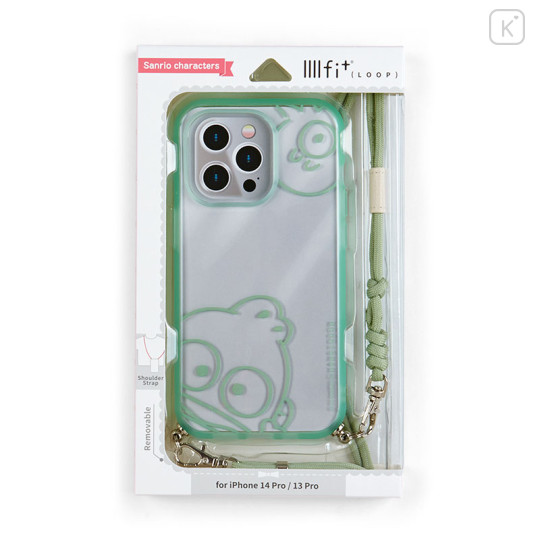 Japan Sanrio IIIIfit Loop iPhone Case - Hangyodon / iPhone 14 Pro & iPhone 13 Pro - 3
