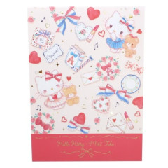 Japan Sanrio Takeimiki Mini Notepad - Hello Kitty Paris and Ribbon