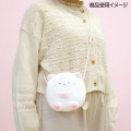 Japan San-X Plush Pochette - Funwarinecolon / Fluffy Cat - 4
