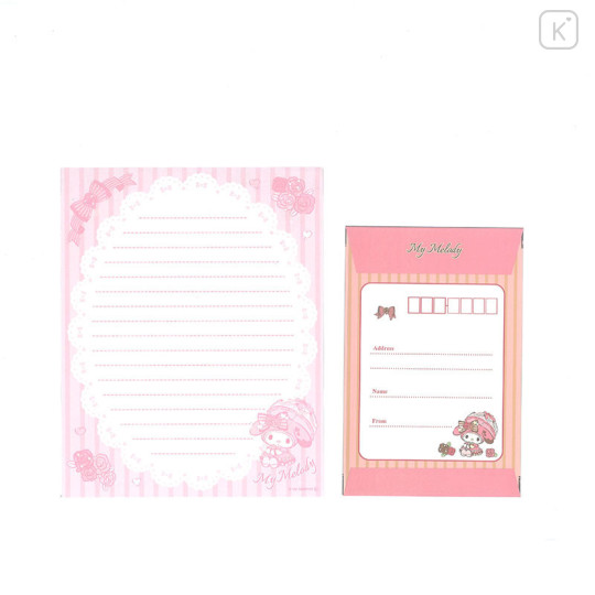 Japan Sanrio Stationery Letter Set - My Melody / Rose - 2