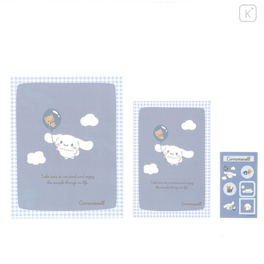 Japan Sanrio Stationery Letter Set - Cinnamoroll / Balloon Flying - 1