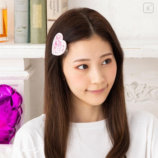 Japan Sanrio Original Heart-Shaped Hair Clip - Delightful Hocance - 5
