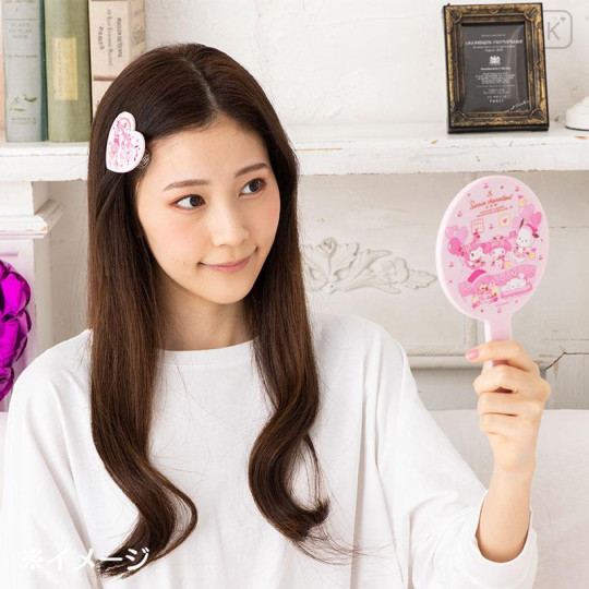 Japan Sanrio Hand Mirror - Delightful Hocance - 4