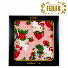 Japan Sanrio Feiler Handkerchief - Hello Kitty / Pink