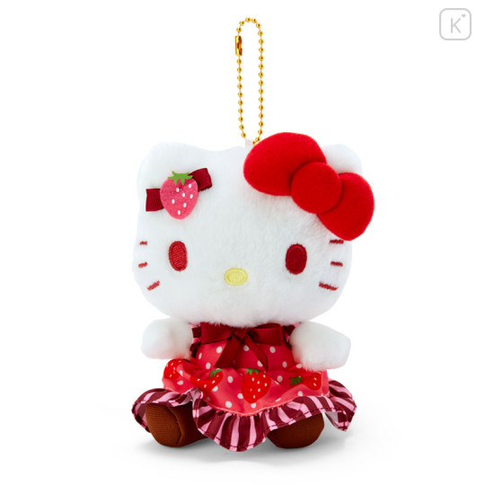 Japan Sanrio Mascot Holder - Hello Kitty / Chocolate Berry - 1