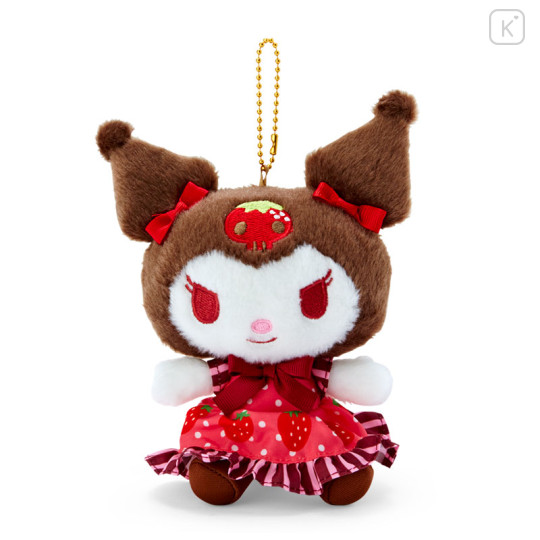 Japan Sanrio Mascot Holder - Kuromi / Chocolate Berry - 1