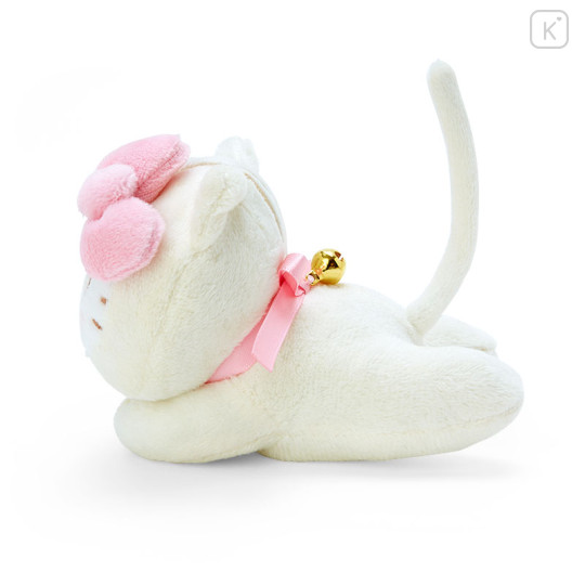 Japan Sanrio Original Cat Clip Mascot - Hello Kitty / Healing Nyanko - 2