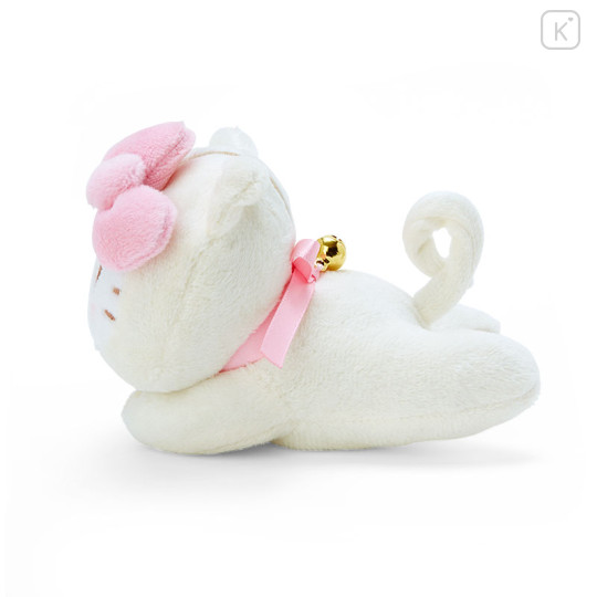 Japan Sanrio Original Cat Clip Mascot - Hello Kitty / Healing Nyanko - 3