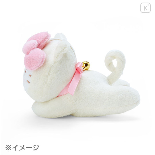 Japan Sanrio Original Cat Clip Mascot - Kuromi / Healing Nyanko - 3