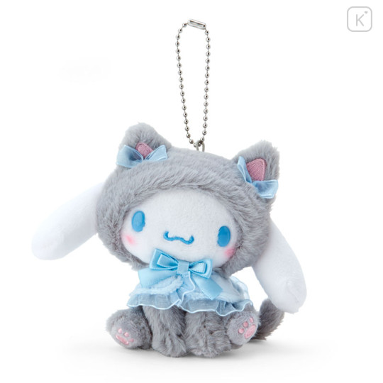 Japan Sanrio Original Dressed Up Cat Mascot Holder - Cinnamoroll : Healing Nyanko - 1