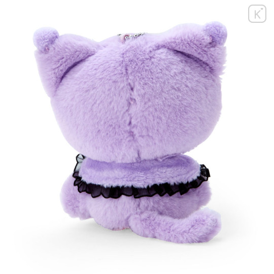 Japan Sanrio Original Dressed Up Cat Mascot Holder - Kuromi : Healing Nyanko - 3