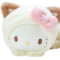 Japan Sanrio Original Cat Cushion - Hello Kitty / Healing Nyanko - 3