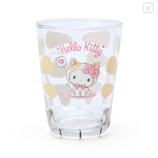 Japan Sanrio Original Glass - Hello Kitty / Healing Nyanko - 1