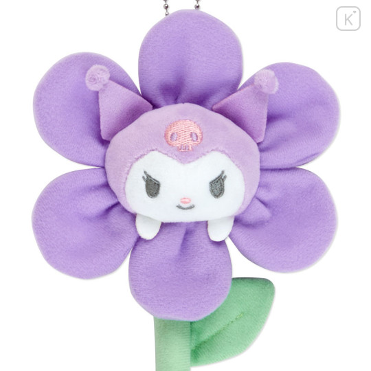 Japan Sanrio Original Flower Mascot - Kuromi - 3