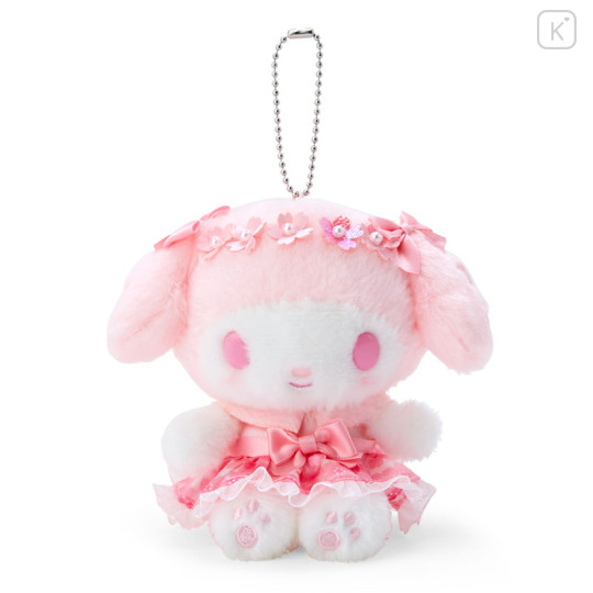 Japan Sanrio Original Sakura Dress Mascot Holder - My Melody / Sakura - 1