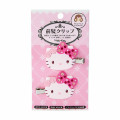 Japan Sanrio Original Hair Bangs Clip DX - Hello Kitty : Sakura - 1