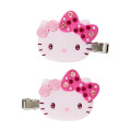 Japan Sanrio Original Hair Bangs Clip DX - Hello Kitty : Sakura - 2