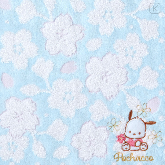 Japan Sanrio Original Petit Towel - Pochacco / Sakura - 2