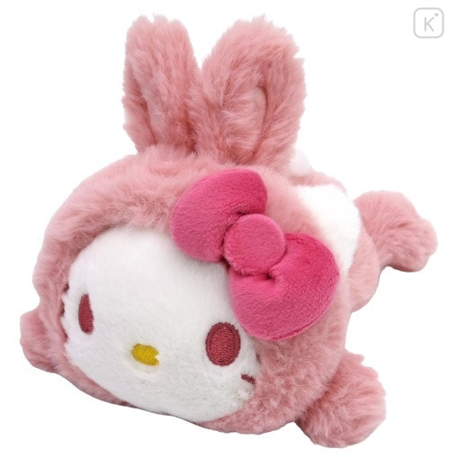 Japan Sanrio Plush Toy - Hello Kitty / Fluffy Rabbit - 1