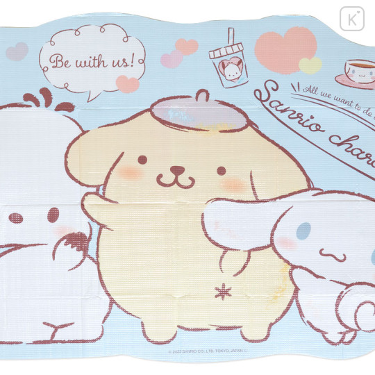 Japan Sanrio Cushion Mat - Pochacco & Pompompurin & Cinnamoroll - 3