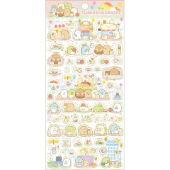 Japan San-X Sticker Sheet - Sumikko Gurashi / Food Kingdom B