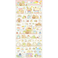 Japan San-X Sticker Sheet - Sumikko Gurashi / Food Kingdom B - 1