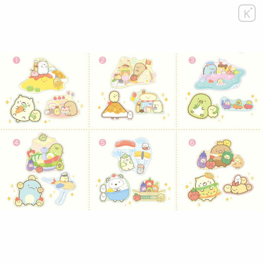 Japan San-X Sticker Sheet 1pc - Sumikko Gurashi Food Kingdom : Random Type - 3
