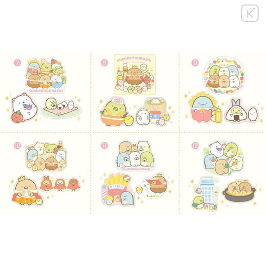 Japan San-X Sticker Sheet 1pc - Sumikko Gurashi Food Kingdom : Random Type - 4