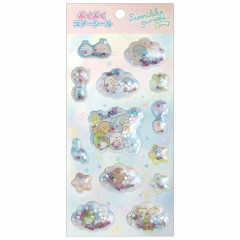 Japan San-X 3D Bubble Sticker - Sumikko Gurashi / Pink