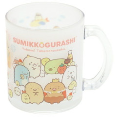 Japan San-X Glass Mug - Sumikko Gurashi / Food Kingdom