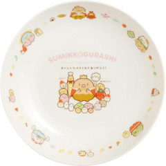 Japan San-X Round Plate - Sumikko Gurashi / Food Kingdom