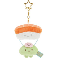Japan San-X Souvenir Hanging Plush - Sumikko Gurashi / Food Kingdom Sushi Parachute