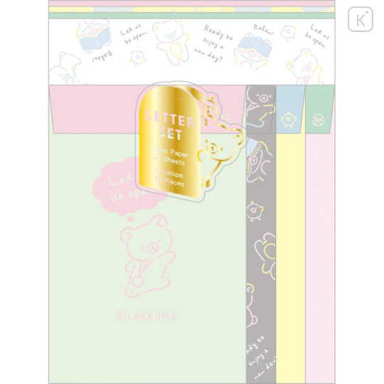 Japan San-X Letter Writing Set - Rilakkuma's Messages - 1