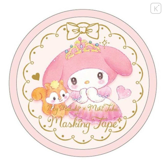 Japan Sanrio × Miki Takei Washi Masking Tape - My Melody / Fairy Tale Princess - 1