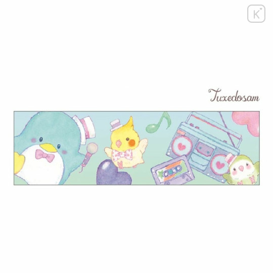 Japan Sanrio × Miki Takei Washi Masking Tape - Tuxedo Sam / Pop Music - 2