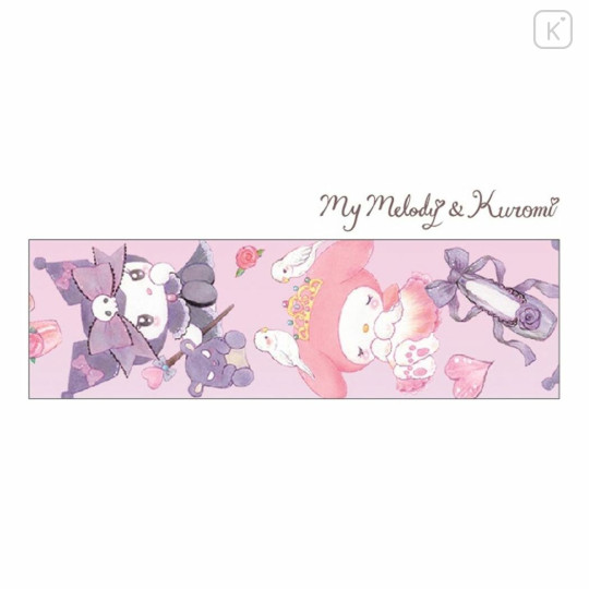 Japan Sanrio × Miki Takei Washi Masking Tape - Kuromi & My Melody / Girlish Rose - 2