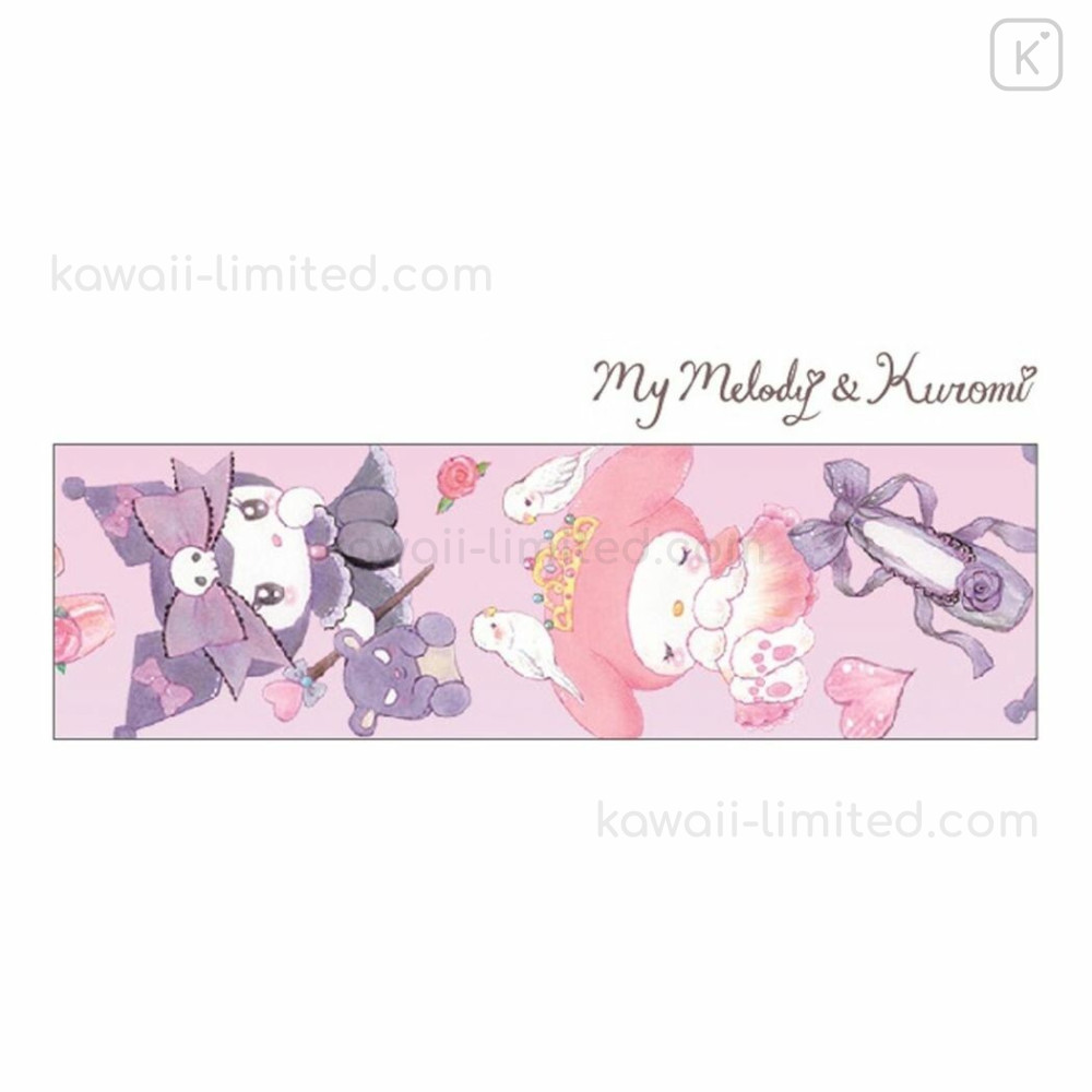 Japan Sanrio Takeimiki Washi Masking Tape Kuromi And My Melody Girlish Rose Kawaii Limited 