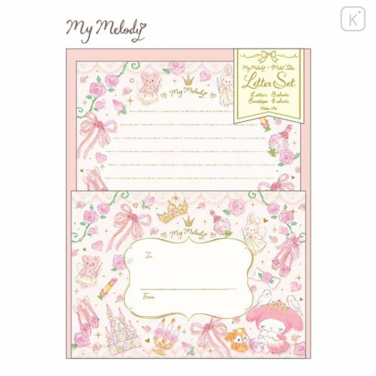Japan Sanrio × Miki Takei Letter Set - My Melody / Fairy Tale Princess - 1