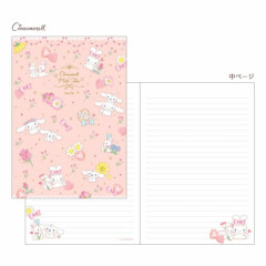 Japan Sanrio × Miki Takei A5 Notebook - Cinnamoroll / Pastel Bouquet