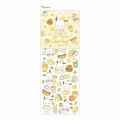 Japan Sanrio × Miki Takei Gold Foil Clear Sticker - Pochacco / Natural Hood - 1