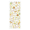 Japan Sanrio × Miki Takei Gold Foil Clear Sticker - Pochacco / Natural Hood - 2