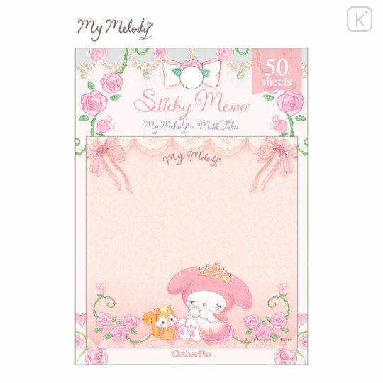 Japan Sanrio × Miki Takei Sticky Notes - My Melody / Fairy Tale Princess - 1